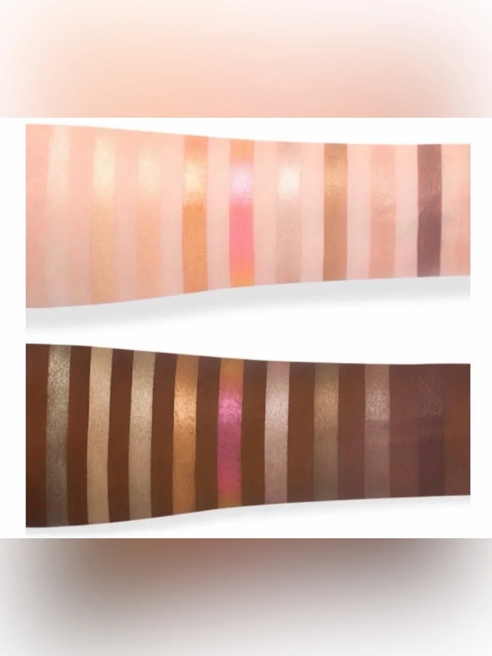 Jeffree Star 9-Shadow Shimmer Palette — Rose Gold, Champagne & Pink Tones